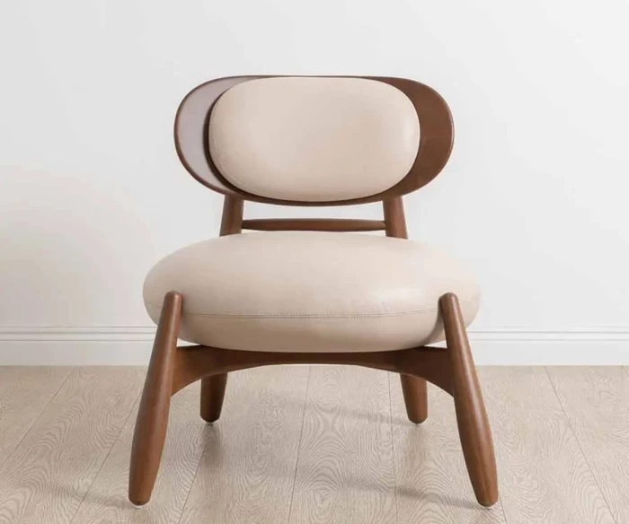 πολυθρόνα massif μοντέρνα minimal υφασμάτινη πολυθρόνα σαλονιού με ξύλινο σκελετό