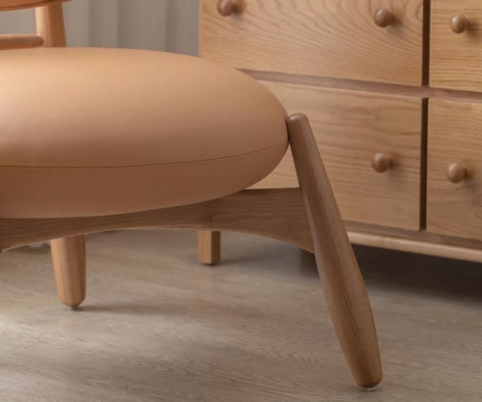 πολυθρόνα massif μοντέρνα minimal υφασμάτινη πολυθρόνα σαλονιού με ξύλινο σκελετό