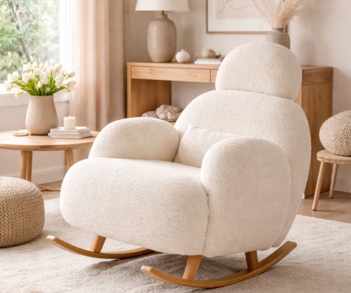 Η πολυθρόνα PUFF αποτελεί μια ιδανική επιλογή για όσους αναζητούν κουνιστές πολυθρόνες σαλονιού με μοντέρνο σχεδιασμό και υψηλή άνεση. Συνδυάζει εργονομία, ποιοτικά υλικά και minimal αισθητική, προσφέροντας μια ολοκληρωμένη λύση για χαλάρωση σε κάθε σύγχρονο χώρο.