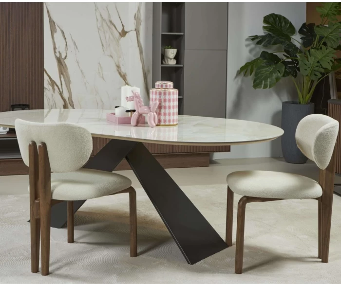 Η ξύλινη καρέκλα τραπεζαρίας είναι ιδανική για όσους αναζητούν μοντέρνες καρέκλες dining με υψηλή ποιότητα κατασκευής. Κατάλληλη για οικιακή και επαγγελματική χρήση, προσφέρει άνεση, αντοχή και κομψότητα.