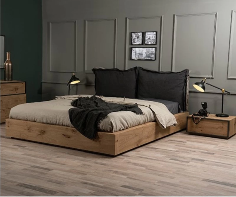 Ξύλινη Κρεβατοκάμαρα Pillows