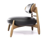 πολυθρόνα massif μοντέρνα minimal υφασμάτινη πολυθρόνα σαλονιού με ξύλινο σκελετό