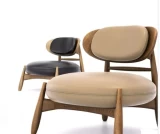 πολυθρόνα massif μοντέρνα minimal υφασμάτινη πολυθρόνα σαλονιού με ξύλινο σκελετό