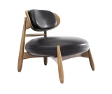 πολυθρόνα massif μοντέρνα minimal υφασμάτινη πολυθρόνα σαλονιού με ξύλινο σκελετό