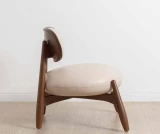 πολυθρόνα massif μοντέρνα minimal υφασμάτινη πολυθρόνα σαλονιού με ξύλινο σκελετό