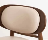 πολυθρόνα massif μοντέρνα minimal υφασμάτινη πολυθρόνα σαλονιού με ξύλινο σκελετό