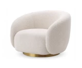 Η πολυθρόνα SEAT είναι ιδανική για όσους αναζητούν περιστρεφόμενες πολυθρόνες σαλονιού με μοντέρνο design και υψηλή ποιότητα κατασκευής. Με ύφασμα μπουκλέ και βάση από ορείχαλκο, συνδυάζει άνεση, λειτουργικότητα και κομψότητα σε κάθε σύγχρονο χώρο.