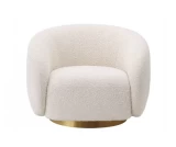 Η πολυθρόνα SEAT είναι ιδανική για όσους αναζητούν περιστρεφόμενες πολυθρόνες σαλονιού με μοντέρνο design και υψηλή ποιότητα κατασκευής. Με ύφασμα μπουκλέ και βάση από ορείχαλκο, συνδυάζει άνεση, λειτουργικότητα και κομψότητα σε κάθε σύγχρονο χώρο.