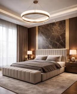 Υφασμάτινη Κρεβατοκάμαρα Adel